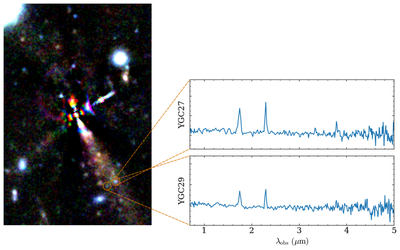 PRISM spectra of the two young GCs in the Relic